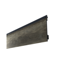 Lame de Bardage PVC MEP Isocel Premium 166 mm Chêne Grisé, 4 m