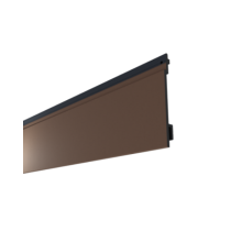 Lame de Bardage PVC MEP Isocel Premium 166 mm Moka, 4 m