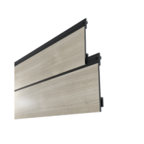 Lame de Bardage PVC MEP Isocel Premium+ 166 mm Okapi Chêne Blanchi, 4m