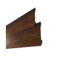 Lame de Bardage PVC MEP Isocel Premium+ 166 mm Okapi Chêne Miel, 4 m