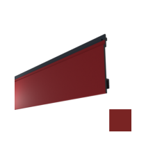 Lame de Bardage PVC MEP Isocel Premium 166 mm Rouge Basque, 4 m