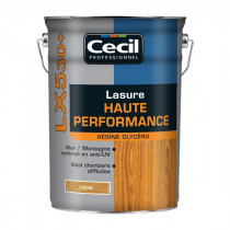 Lasure Haute Performance pour Extérieur Cecil LX5 30+ Chêne 1L
