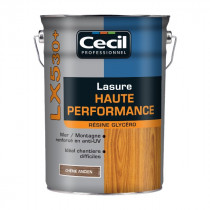 Lasure Haute Performance pour Extérieur Cecil LX5 30+ Chêne Ancien 1L