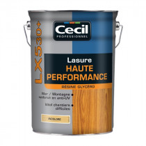 Lasure Haute Performance pour Extérieur Cecil LX5 30+ Incolore 1L