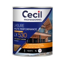Lasure Haute Performance pour Extérieur Cecil LX5 30 Chêne Ancien 1L