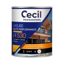 Lasure Haute Performance pour Extérieur Cecil LX5 30 Chêne Doré 1L