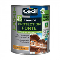 Lasure Protection Forte Special Extérieur Cecil LX5 45+ Chêne Clair 5L