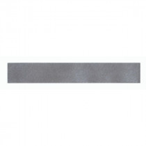 Frise Carrelage Grise Verre Alu LI35, Listel 2,3 x 60 x 0,8 cm