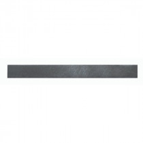 Frise Carrelage Noire Verre Alu LI36, Listel 1,5 x 60 x 0,8 cm