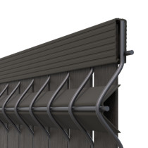 Lisse Haute PVC Fiberdeck Akido, 1250 mm