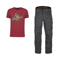 Lot Pantalon Bosseur Harpoon Medium Graphite + Tee-Shirt 2024