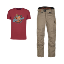 Lot Pantalon Bosseur Harpoon Medium Noisette + Tee-shirt 2024