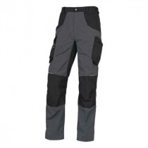 Pantalon de Travail DeltaPlus M5PA3 Gris-Noir