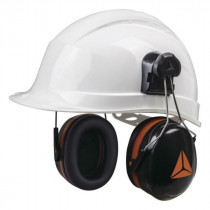Casque Anti-bruit DeltaPlus Helmet 2 Noir, Taille Ajustable