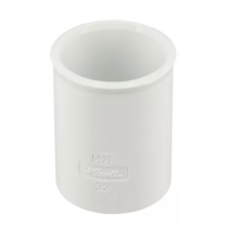 Manchon PVC à Coller NF Femelle-Femelle Nicoll M2FB Blanc, ⌀32mm