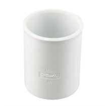 Manchon PVC à Coller NF Femelle-Femelle Nicoll M2HB Blanc, ⌀40mm