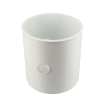 Manchon PVC Femelle-Femelle à Coller NF Nicoll M2TB Blanc, ⌀100mm