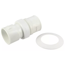 Manchon union PVC à Coller NF Nicoll MMRD4K Blanc, ⌀40mm