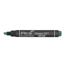 Marqueur Permanent Biseauté Pica Classic 521/36 Vert, Lot de 10
