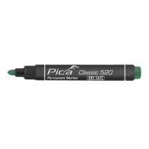 Marqueur Permanent Pica Classic 520/36 Vert, Lot de 10