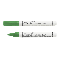 Marqueur Permanent Pica Classic 524/36 Peinture laquée Vert, x10