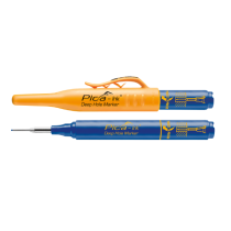 Marqueur Pica Ink® 150 Spécial Trous Profonds Bleu, Lot de 10
