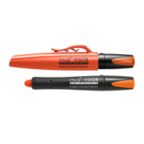 Marqueur rechargeable Pica Visor Permanent 990/054 Orange Fluo, x 5