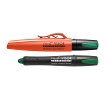 Marqueur rechargeable Pica Visor Permanent 990/36 Vert, Lot de 10