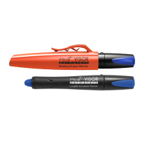 Marqueur rechargeable Pica Visor Permanent 990/41 Bleu, Lot de 5