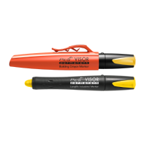 Marqueur rechargeable Pica Visor Permanent 990/44 Jaune, Lot de 5