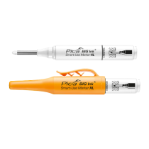 Marqueur XL 2-en-1 Pica Big Ink® 170 Trous Profonds Blanc, Lot de 10