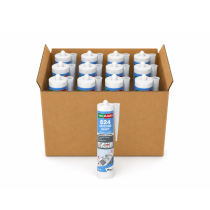 Mastic 624 Silicone Sanit Blanc ParexLanko, 12 x 300 ml