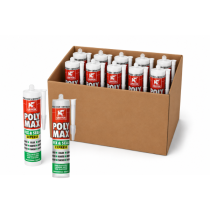 Mastic Polyuréthane Griffon Poly-Max Fix&Seal Express Crystal 300 g x 12