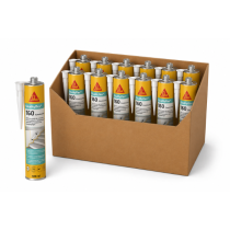 Mastic pour Façade Béton SikaHyflex 160 Construction Blanc 300ml x 12