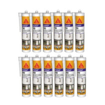 Mastic Silicone Menuiserie Vitrage SikaSeal-110 beige 12x300ml