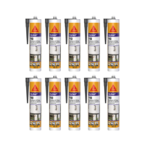 Mastic Silicone Menuiserie Vitrage SikaSeal-110 Gris 12x300ml