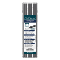 Mine 2 x 5 mm pour Crayon de chantier Pica Big Dry® 6051 Graphite x 12