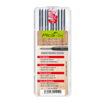 Mine 2,8mm pour Crayon de chantier Pica Dry® 4050 Graphite H x 10