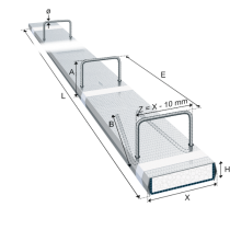 Boite d'Attente Polypropylène Préfabriquée AB-BOX 120D 08/20cm, 120cm