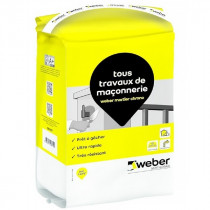 Mortier Chrono Tous Travaux Weber 5kg