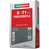 Mortier Colle Déformable Prolisouple Blanc ParexLanko L5071BL25 25 kg