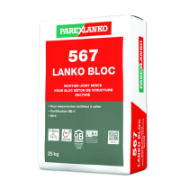 Mortier Joint mince de Montage Lanko Bloc 567, Sac de 25kg