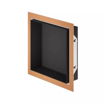 Niche de Douche Alu Schlüter-Design-Niche 300x300mm Noir mat