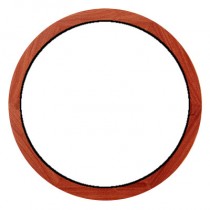 Oeil de boeuf fixe en bois exotique, rond diamètre 100 cm