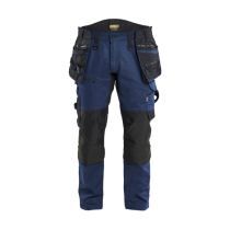 Pantalon Blaklader Stretch Striker 1970 Marine foncé/Noir