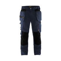 Pantalon de Travail Blaklader 1555 Bleu marine/Noir