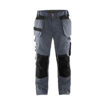 Pantalon de Travail Blaklader 1555 Grisclair/Noir