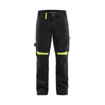 Pantalon de Travail Blaklader 15561860 Noir/Jaune Fluo