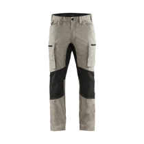 Pantalon de Travail Blaklader Polycoton Stretch 1459 Beige/Noir