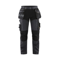Pantalon de Travail Blaklader Stretch 15991343 Gris foncé/Noir